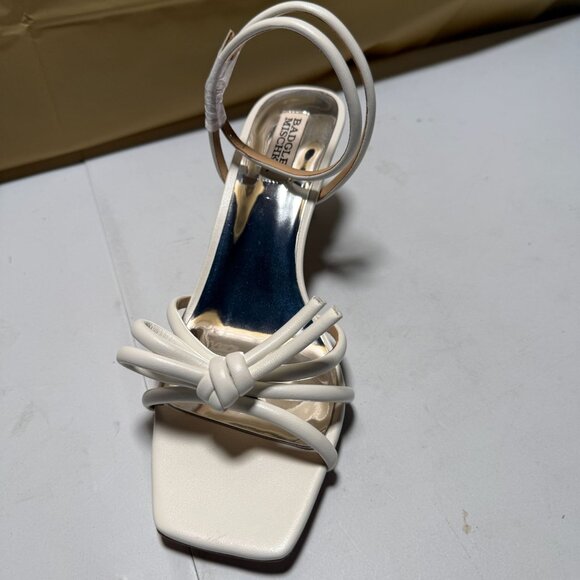 Badgley Mischka Women's Sandals White Size 8.5 NEW - Picture 5 of 8